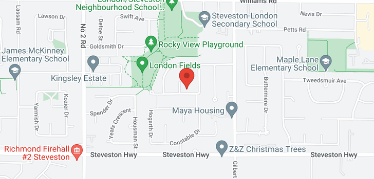 map of 10551 REYNOLDS DRIVE